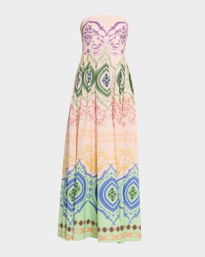 MISA Los Angeles Maddie Strapless Maxi Dress