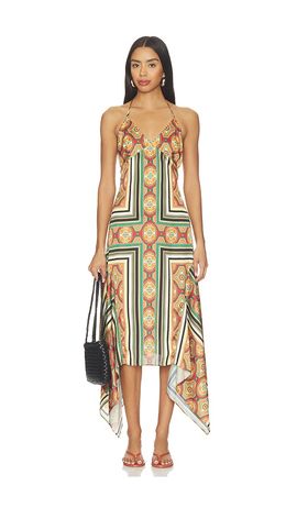 MISA Los Angeles MISA Los Angeles Sheila Midi Dress