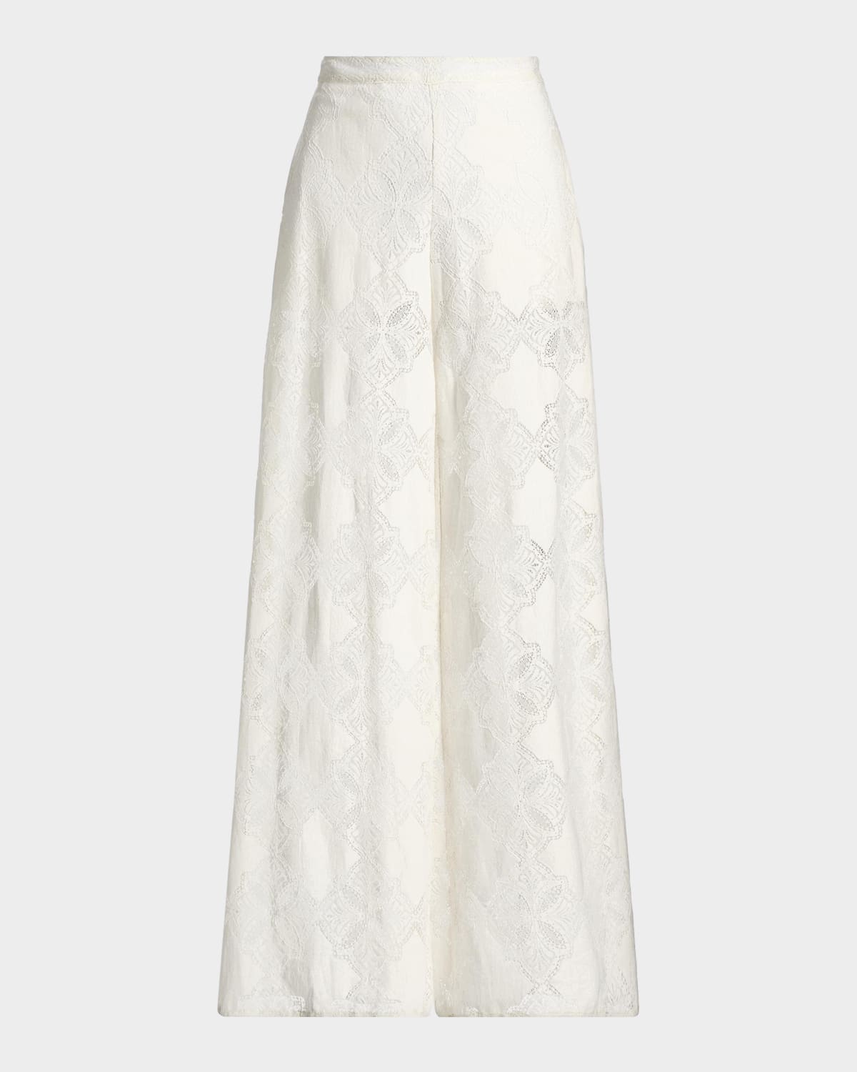 MISA Los Angeles Ravi Jacquard Lace Wide-Leg Pants