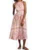 Misa Los Angeles Women's Amity Printed Cotton-Blend A-Line Midi-Dress - 2