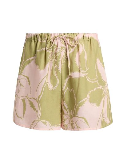 Misa Los Angeles Women's Asher Linen-Blend Shorts