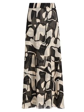Misa Los Angeles Women's Ekat Printed Maxi Skirt