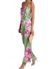 Misa Los Angeles Women's Izzie Floral Satin High-Rise Wide-Leg Pants - 2