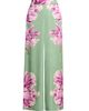 Misa Los Angeles Women's Izzie Floral Satin High-Rise Wide-Leg Pants - 8