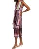 Misa Los Angeles Women's Kina Striped Satin Wrap-Style Midi-Dress - 4