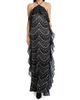 Misa Los Angeles Women's Lupita Polka Dot Chiffon Halterneck Maxi Dress - 3