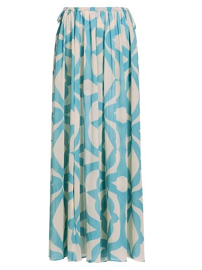 Misa Los Angeles Women's Nila Printed A-Line Maxi Skirt