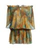 Misa Los Angeles Women's Nila Printed Off-The-Shoulder Minidress - 1