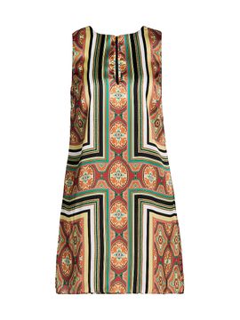 Misa Los Angeles Women's Nour Printed Satin Minidress