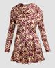 MISA Los Angeles Women's Sage Printed Mini Dress - 6