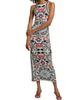 Misa Los Angeles Women's Sariah Textured-Print Midi-Dress - 2