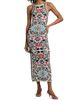 Misa Los Angeles Women's Sariah Textured-Print Midi-Dress - 3
