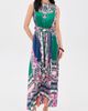 MISA MISA Anabella Dress Multicolored Patchwork Scarf - 2