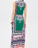 MISA MISA Anabella Dress Multicolored Patchwork Scarf - 3