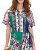 MISA MISA Kezia Dress Multicolored Patchwork Scarf - 1