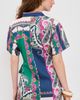 MISA MISA Kezia Dress Multicolored Patchwork Scarf - 3