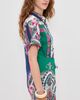 MISA MISA Kezia Dress Multicolored Patchwork Scarf - 4