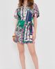 MISA MISA Kezia Dress Multicolored Patchwork Scarf - 5