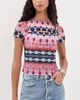 MISA MISA Rowan Top Fragmented Stripe Ms - 2