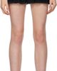 MISBHV MISBHV Black Pleated Denim Miniskirt - 1