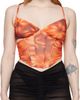 MISBHV MISBHV Orange Printed Corset - 1