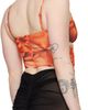 MISBHV MISBHV Orange Printed Corset - 3