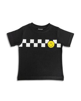 Mish Mish Mish Mish Boys' Checkered Smile Tee