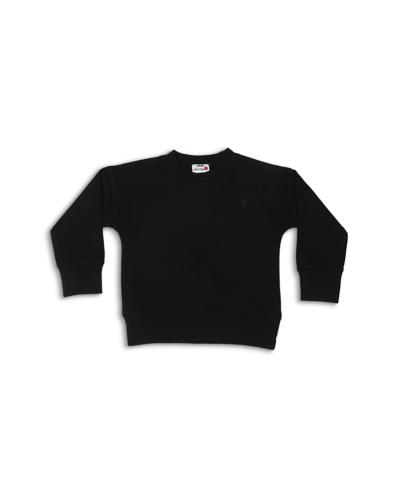 Mish Mish Mish Mish Boys' Solid French Terry Crewneck Sweatshirt