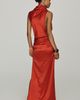MISHA Cowl-Neck Satin Maxi Dress - 3