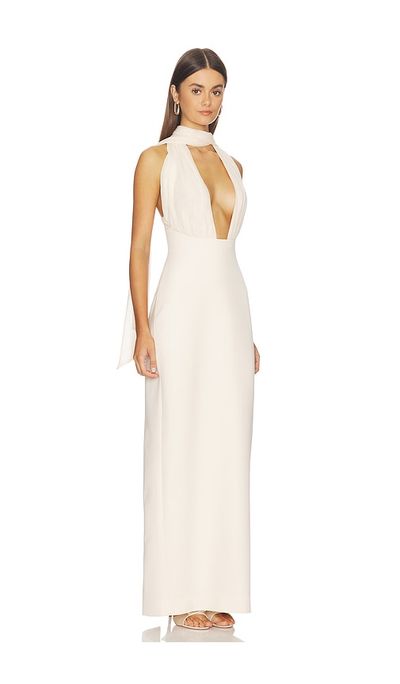 MISHA MISHA The Capezza Silk Maxi Dress