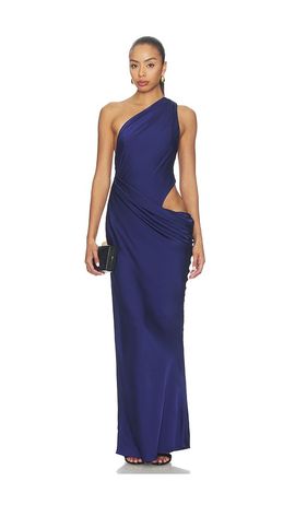 MISHA MISHA The Isadora Satin Dress
