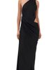 MISHA MISHA The Isadora Satin Dress Black - 1