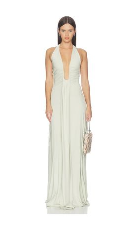 MISHA MISHA The Jennifer Cupro Dress