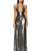 MISHA MISHA The Jennifer Foil Jersey Dress - 1