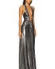MISHA MISHA The Jennifer Foil Jersey Dress - 2