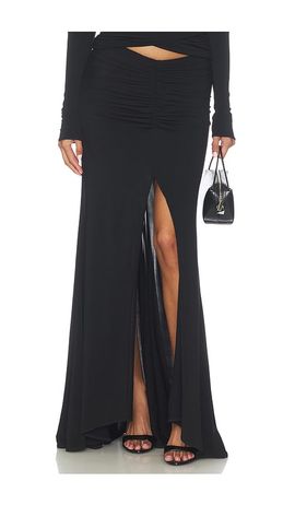 MISHA MISHA The Jersey Gathered Skirt