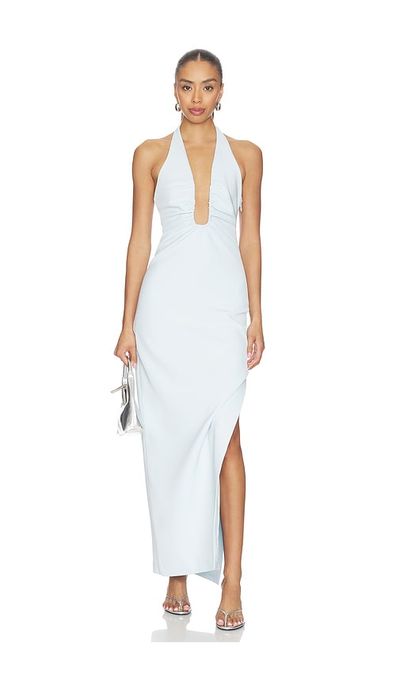 MISHA MISHA The Lusi Crepe Maxi Dress