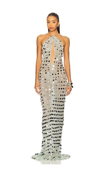texas de brazil dress code Misha - Black Mesh Long Sleeve Dress (Size XS) – Goldie's main image 1