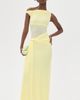 MISHA MISHA The Sisal Mesh Dress Lemon - 5
