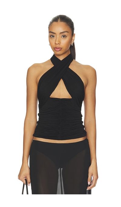 MISHA MISHA The Twist Jersey Top
