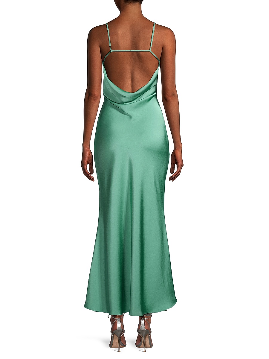 Misha - Women's Vida Satin Maxi Dress
