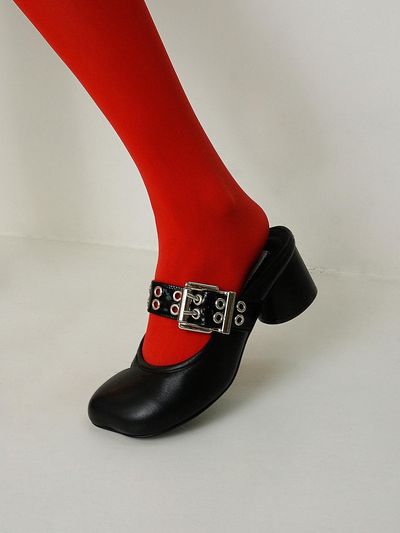 mishuu somuch Alice Mary-Jane Shoes_Black