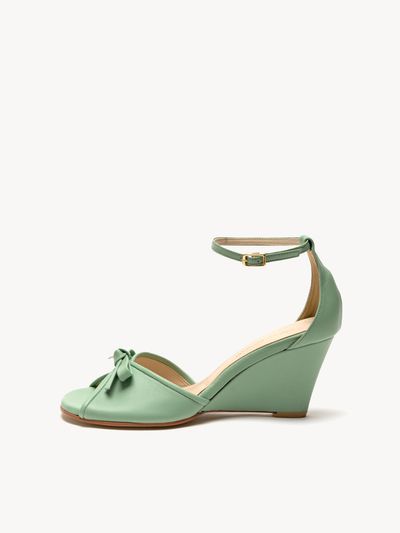 mishuu somuch Crush Wedge Heel_Mint