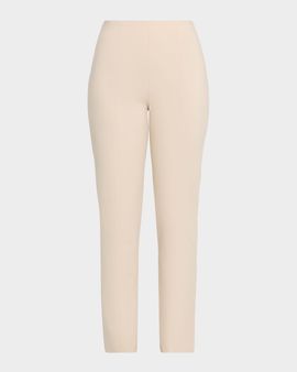 Misook Cropped Straight-Leg Pants