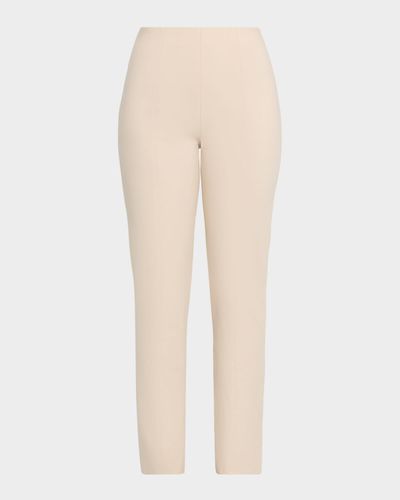 Misook Cropped Straight-Leg Pants