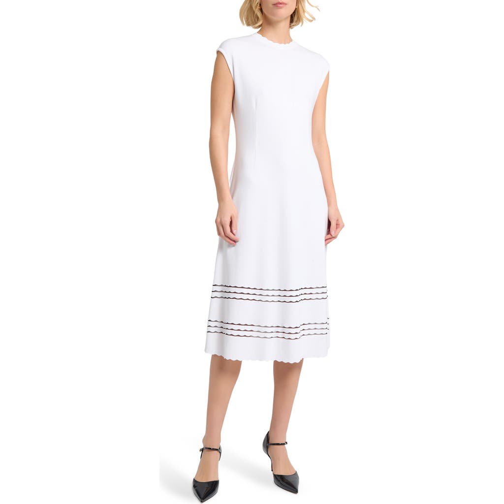 Misook Misook A-Line Knit Midi Dress
