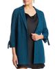 Misook Misook Diagonal Stripe Tie Cuff Jacket - 1