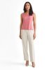 Misook Misook Double Scoop Neck Knit Tank - 5