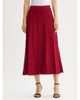 Misook Misook Flared Wide Ribbed Soft Knit Maxi Skirt - 1