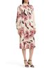 Misook Misook Floral Crepe de Chine Midi Shirtdress - 4